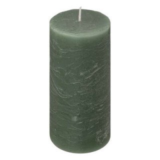 Bougie cylindrique vert...
