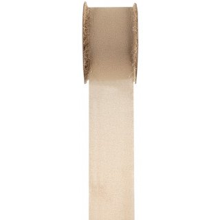 Ruban de  crêpe naturel, 5...