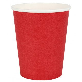 Gobelet rouge X10, 250ml