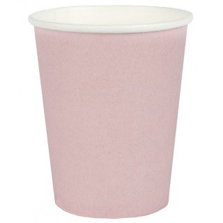 10 gobelets Rose clair, 250ml
