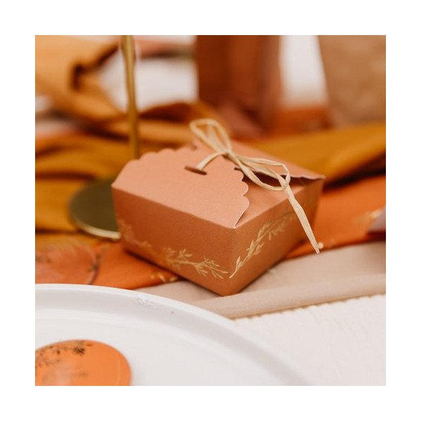 10 Contenants Jolis Brins Papier...