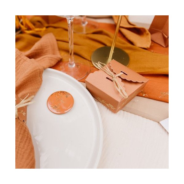 10 Contenants Jolis Brins Papier...