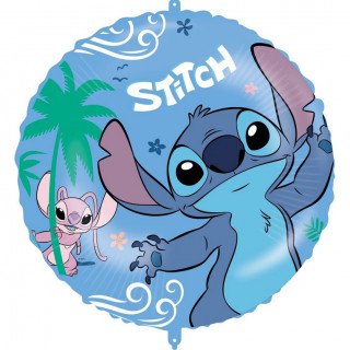 Ballon mylar rond Lilo et...