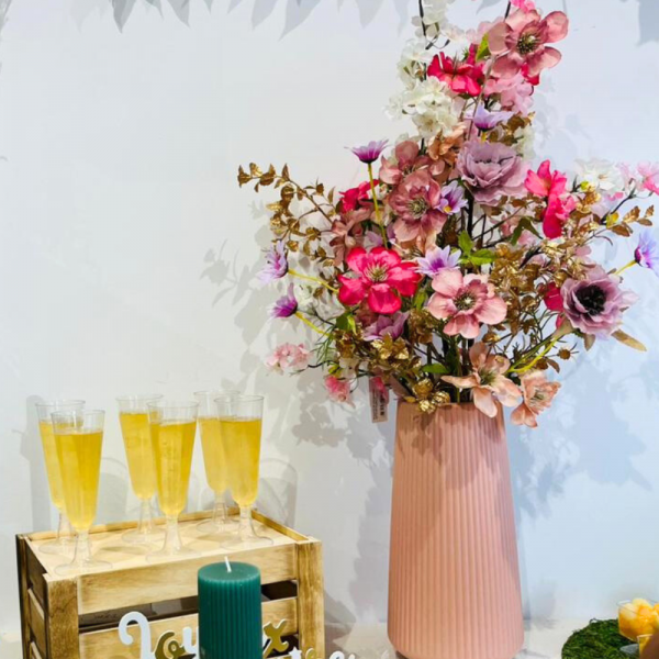 12 flutes champagne transparentes...