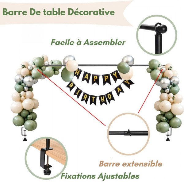 Arche de table métal à fixer sur...