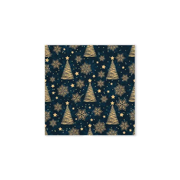 20 Serviettes papier bleu marine...