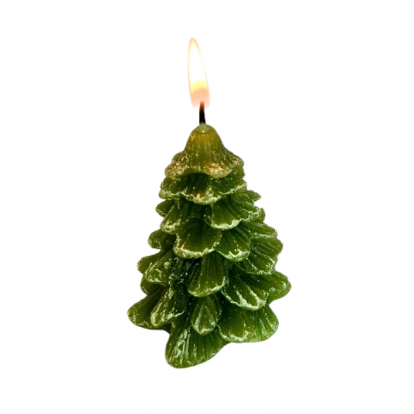 Bougie Sapin vert- H6cm