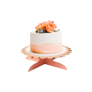 Support gateau pêche