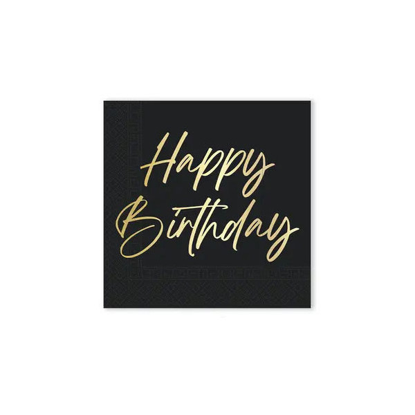 20 serviettes papier Happy Birthday... 20 serviettes papier Happy Birthday...