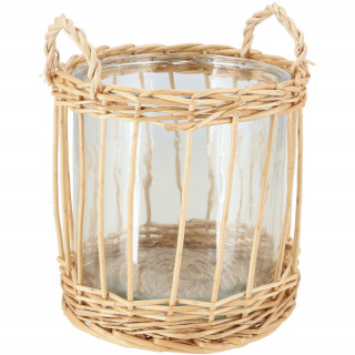 Lanterne en verre contour...