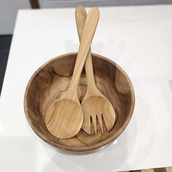 Saladier en Bois de Teck Massif avec...