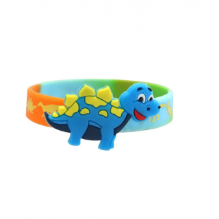 Bracelet Silicone Dino Bleu...