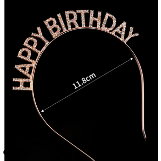 Serre tête Happy Birthday-...