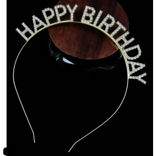 Serre tête Happy Birthday -...