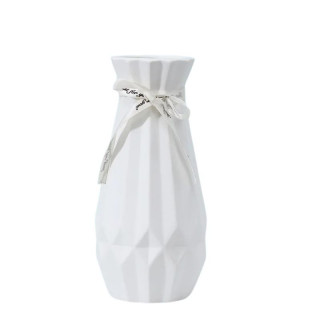 Vase Clara blanc- H20cm