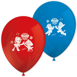 6 Ballons latex Pat Patrouille