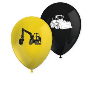 8 Ballons latex Chantier