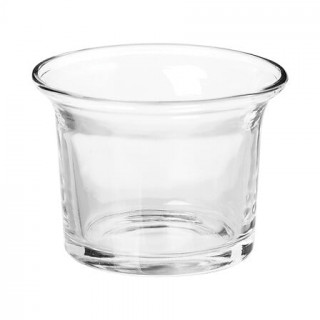 Photophore en verre evasé
