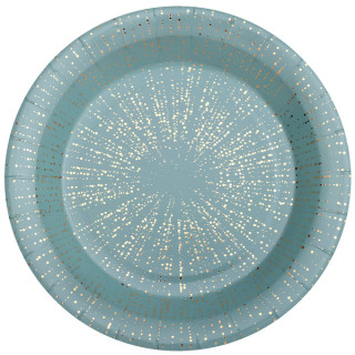 10 assiettes vert...