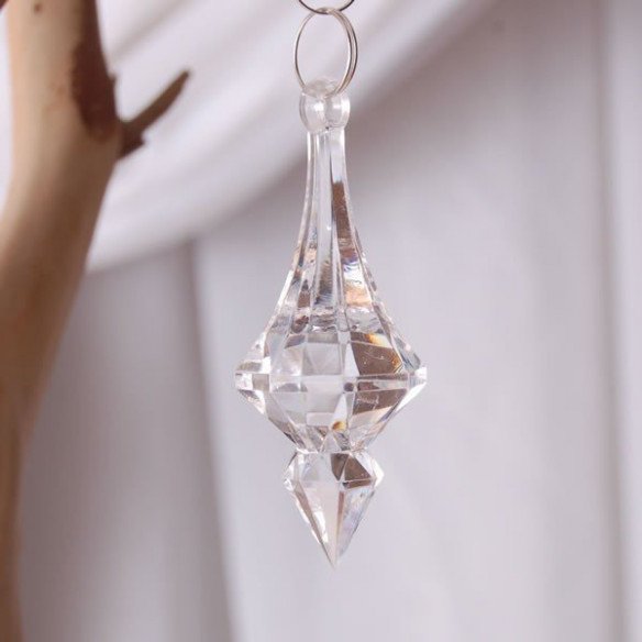 Pampille acrylique (paquet de 10)