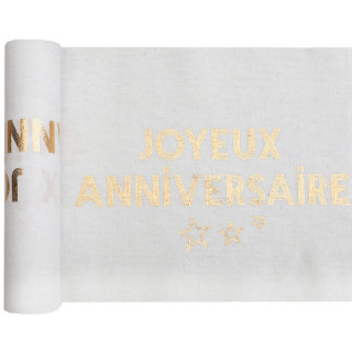 Chemin de table "Joyeux...
