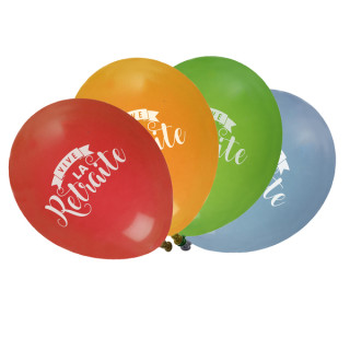 8 Ballons latex...