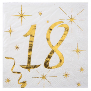 20 serviettes papier 18...