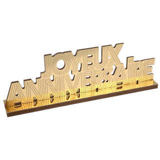Lettres Joyeux Anniversaire Or