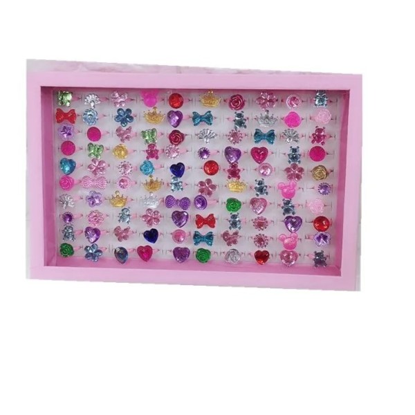 Bague enfant tour plastique  et déco...