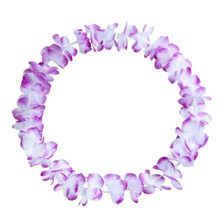 Collier de fleurs Tahiti Mauve