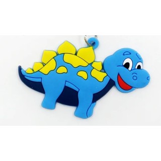 Porte clé Dinosaure Bleu et...