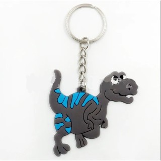 Porte clé Dinosaure Gris