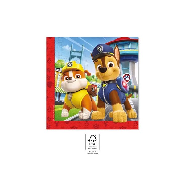 20 Serviettes anniversaire Pat...