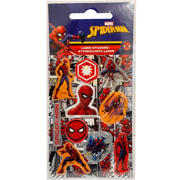 Plaquette de stickers Spiderman