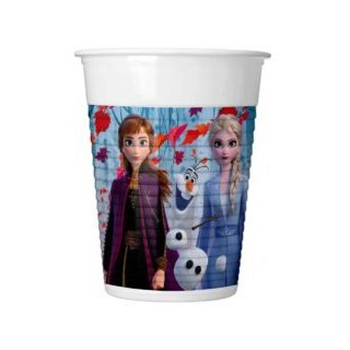 8 gobelets Reine des Neiges