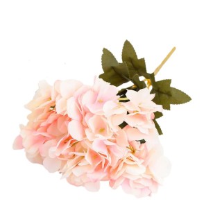 Branches hortensia beige rosé