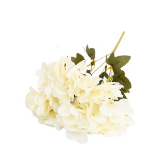 Branche hortensia Blanche