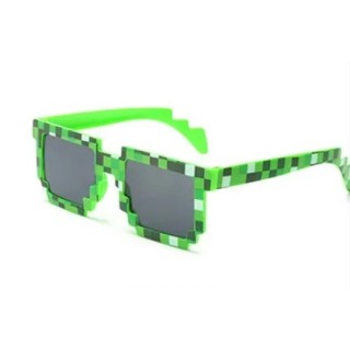 Lunette fantaisie Pixel Verte