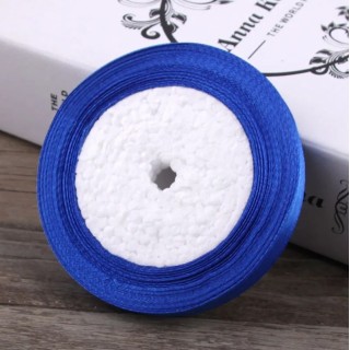 Ruban satin bleu roi 6mmX20m