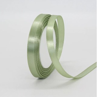 Ruban satin vert sauge...