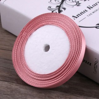 Ruban satin rose poudré...