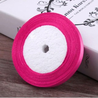 Ruban satin fuchsia 6mmX20m