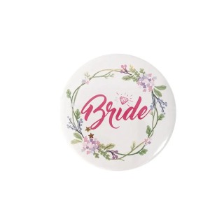 Badge "Bride" Fleurie