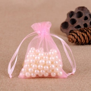 Pochon organza Rose X10