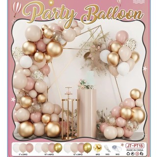 Arche de ballons Rose ET Or