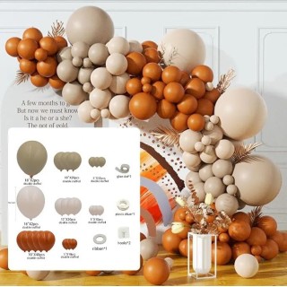 Arche de ballons Terracotta