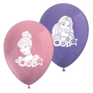 8 Ballons latex Princesses