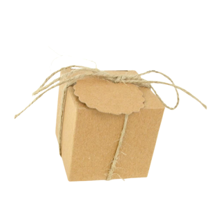 10 Boites cube kraft...