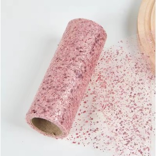 Rouleau tulle Rose Gold...