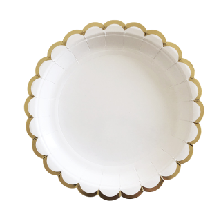 10 assiettes ronde blanche...